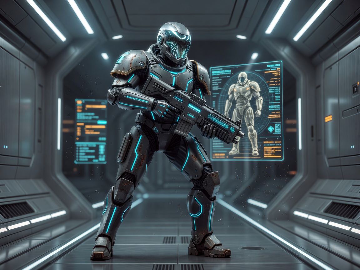 gamedistrictatlx.beauty new game release update showing a futuristic space marine